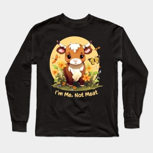 I'm me not meat Long Sleeve T-Shirt